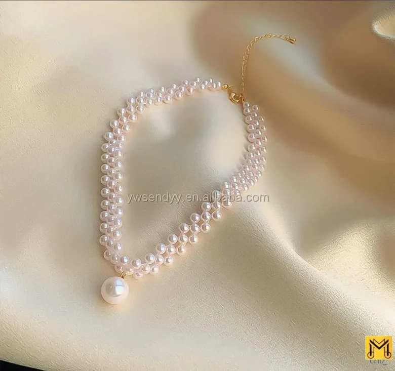 Elegant Pearl Choker Necklace for Women - Unique Design Jewelry - Image 2