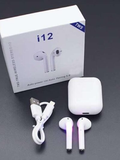 I Series AirPods White – Wireless Bluetooth Earbuds with Charging Case