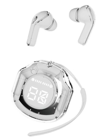 Ultrapods Pro 2 Transparent TWS Earbuds with HD Sound & Long Battery