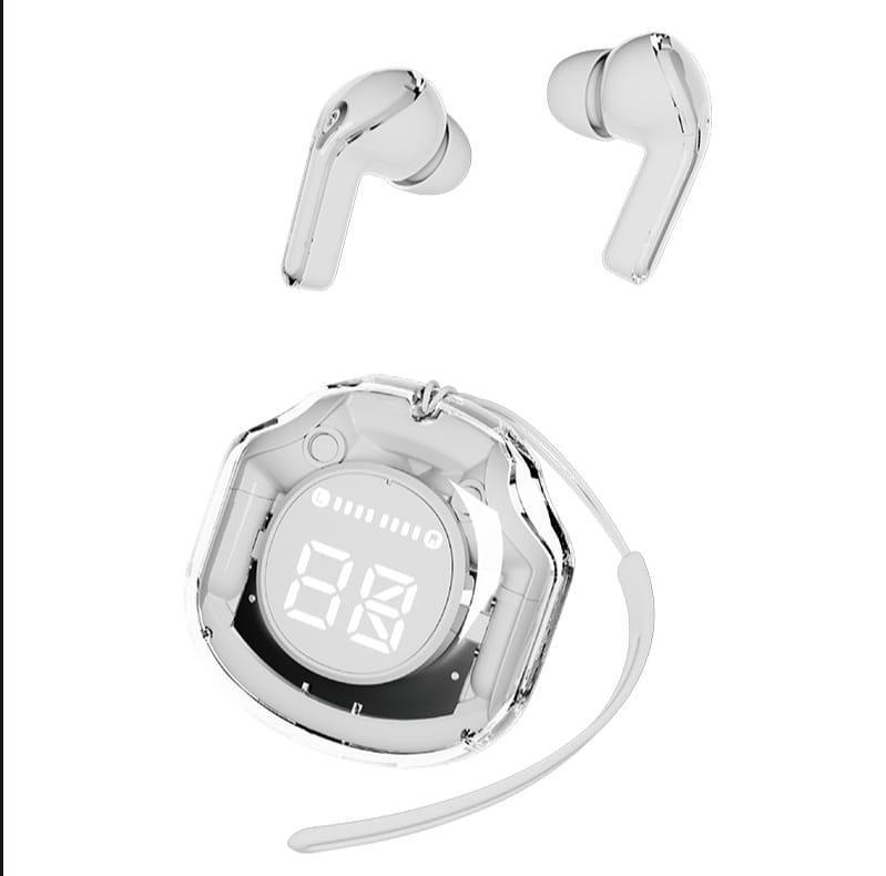 Ultrapods Pro 2 Transparent TWS Earbuds with HD Sound & Long Battery