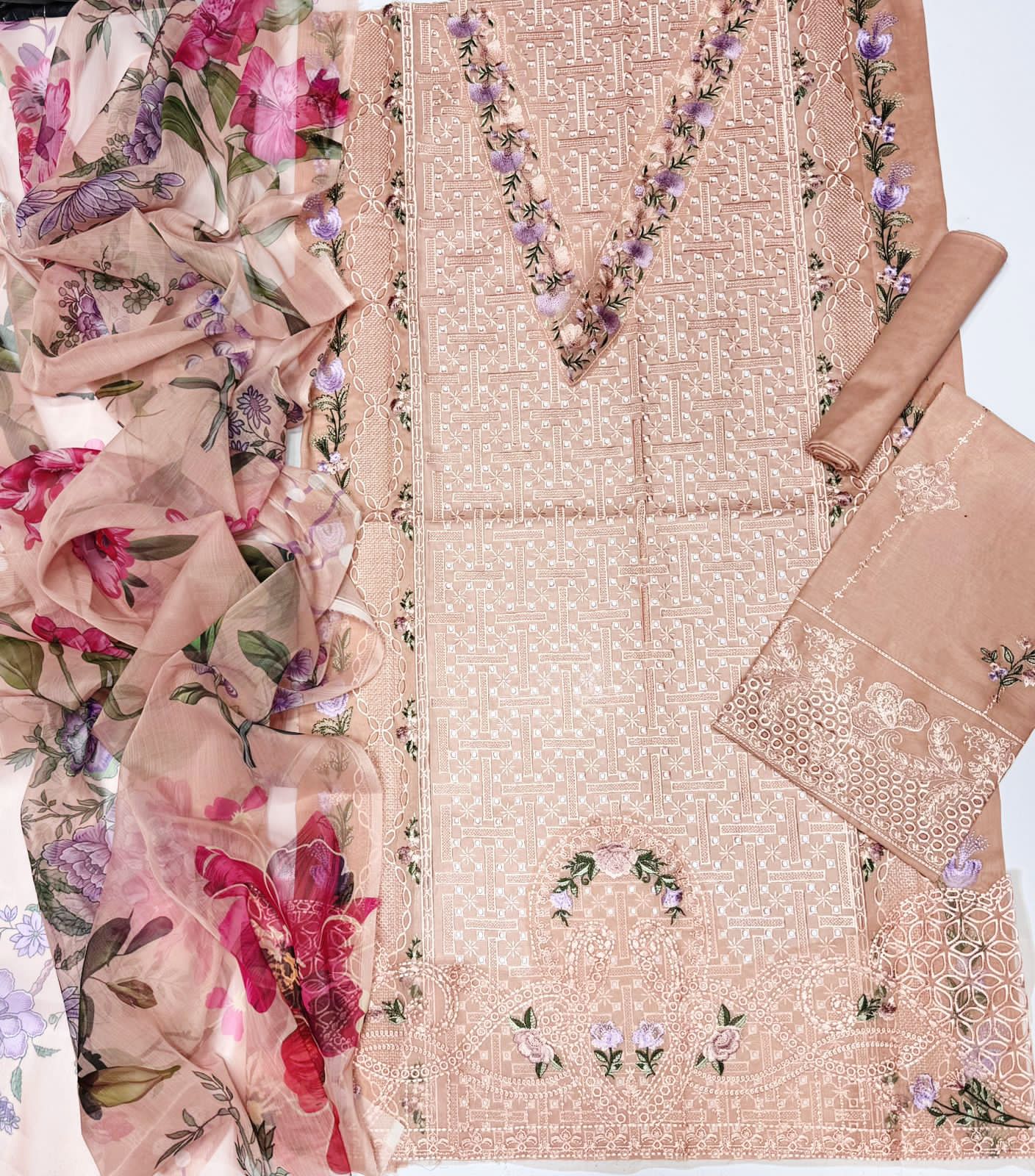 Parishay 6508 – Eid Collection Lawn Suit | Eid Special Discount - Image 15