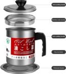 Oil Fryer Cooker with Stainless Steel Fine Mesh Filter & Lid | Food Grade Iron Oil Storage Pot with Handle | Reusable Cooking Oil Filter & Storage Container for Kitchen