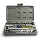 Aiwa 40 PCS Combination Socket Wrench Set – Complete Mechanical Tool Kit for Home, Garage & Automotive Repair