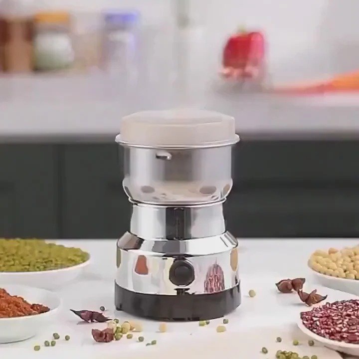 RAF R-7113 Electric Coffee & Spice Grinder 300W – Stainless Steel Blades, 100g Capacity, Multifunction Masala Grinder for Kitchen