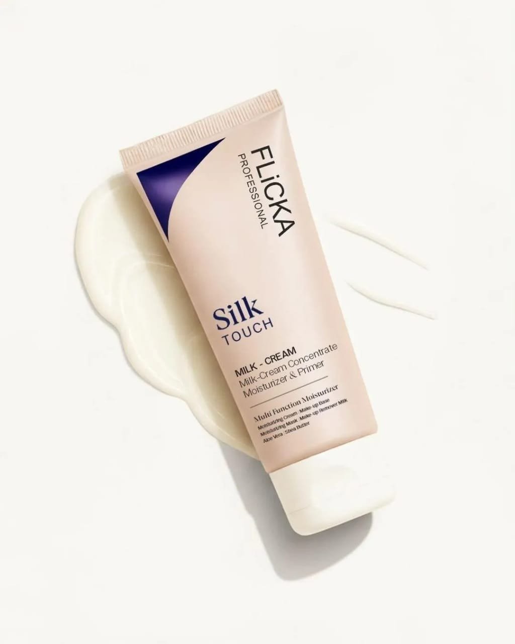 FLiCKA Silk Touch Milk Cream Moisturizer & Primer – 2-in-1 Hydrating Face Cream with Aloe Vera & Shea Butter | Lightweight, Smooth Makeup Base for Long-Lasting Finish - Image 3