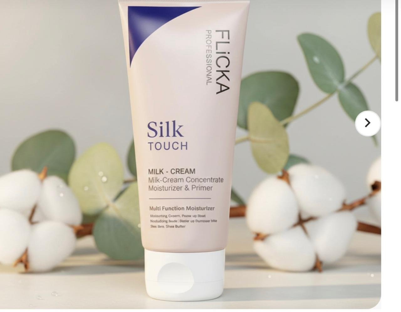 FLiCKA Silk Touch Milk Cream Moisturizer & Primer – 2-in-1 Hydrating Face Cream with Aloe Vera & Shea Butter | Lightweight, Smooth Makeup Base for Long-Lasting Finish - Image 5