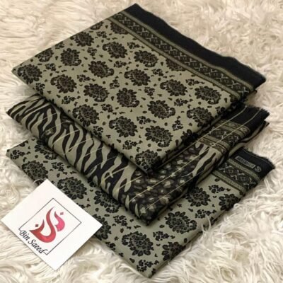 Bin Saeed 100% Original Printed Lawn 3PC Suit Article 12